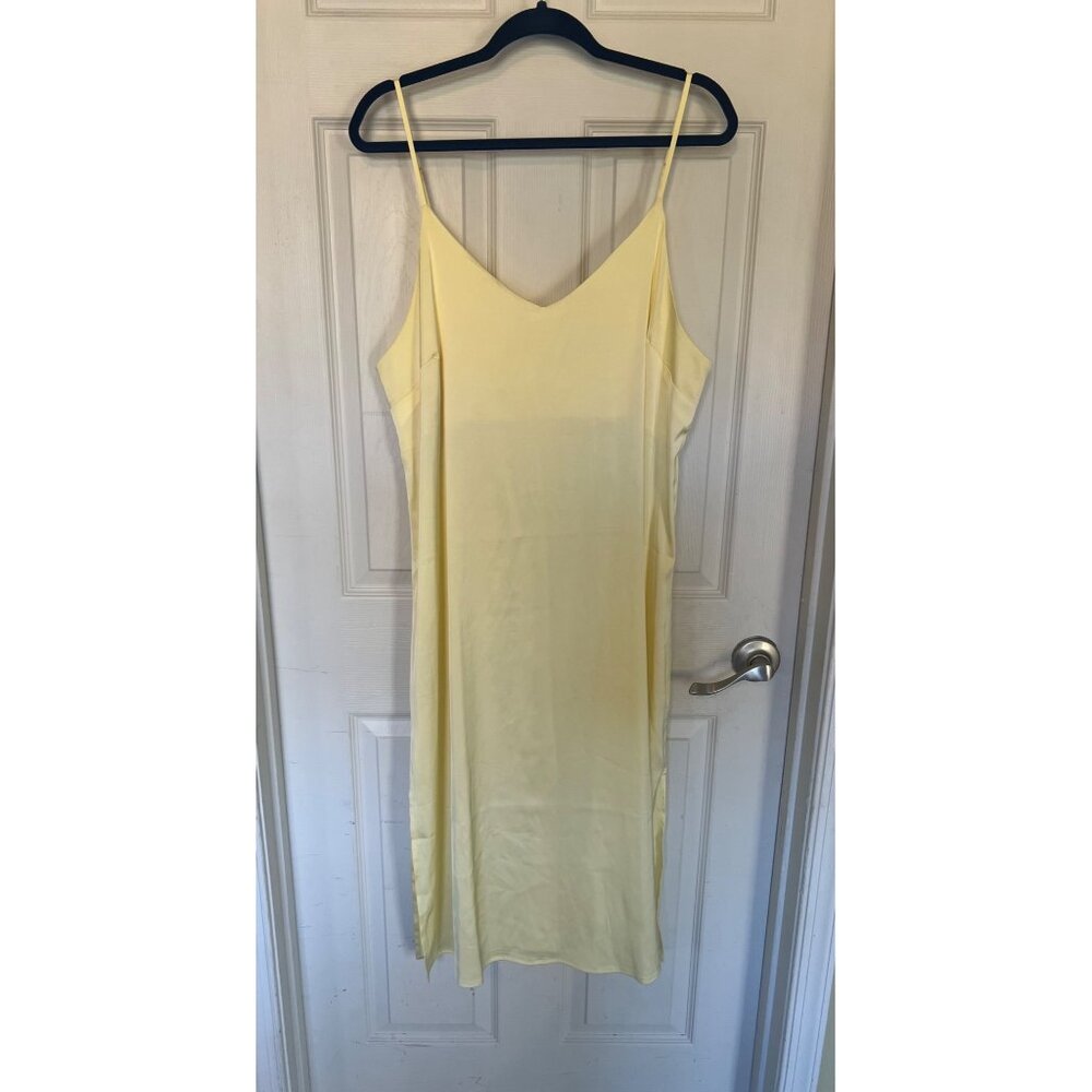 The Drop Yellow Long Chemise Nightgown XXL